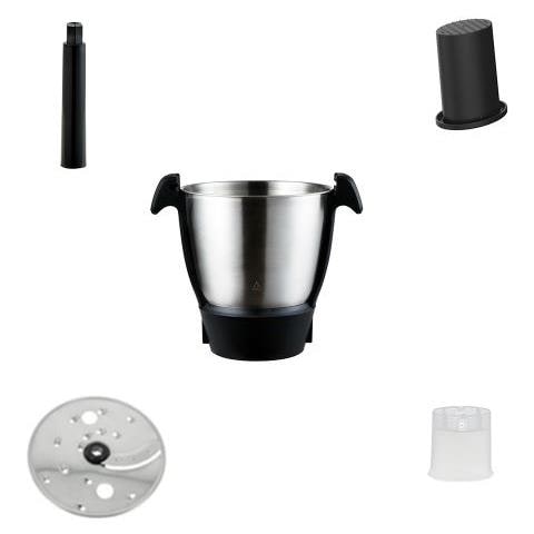 Robot da Cucina Linea Family BAT-SS-14565 Capacità 3.5 L Potenza 1300 W Colore Acciao inossidabile / Bianco - Foto 5