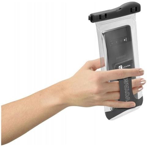 Cellularline Voyager - Universale Custodia Impermeabile Per Smartphone Nero - Foto 2