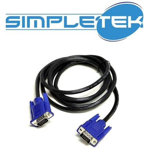 Cavo Vga 1080p Maschio Maschio 1,8 Metri Nero 15pin D-sub Prolunga Video - Foto 1