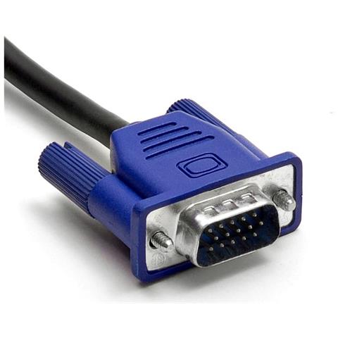 Cavo Vga 1080p Maschio Maschio 1,8 Metri Nero 15pin D-sub Prolunga Video - Foto 2