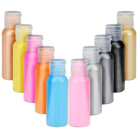 Set 10 Colori Acrilici Per Dipingere Su Carta Tela Adatto A Bambini E Adulti - Foto 1