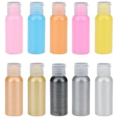 Set 10 Colori Acrilici Per Dipingere Su Carta Tela Adatto A Bambini E Adulti - Foto 4