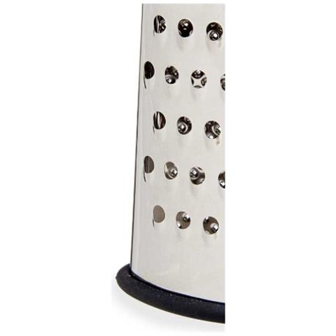 Grattugia Nero Argentato Acciaio Inossidabile Tpr 9 X 15,5 X 4,2 Cm (12 Unità) - Foto 2