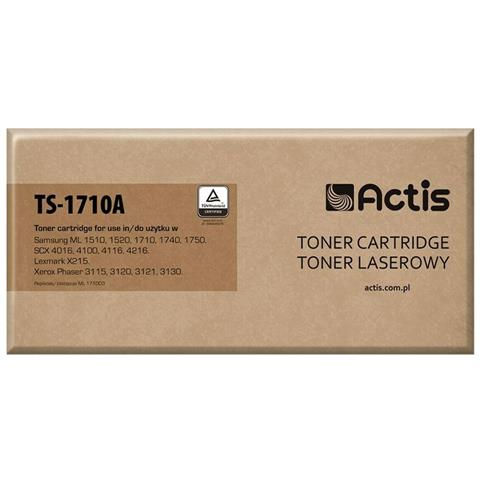 Cartuccia Toner Actis Ts-1710a (sostituisce Samsung Ml-1710d3; Standard; 3000 Pagine; Nera) - Foto 1