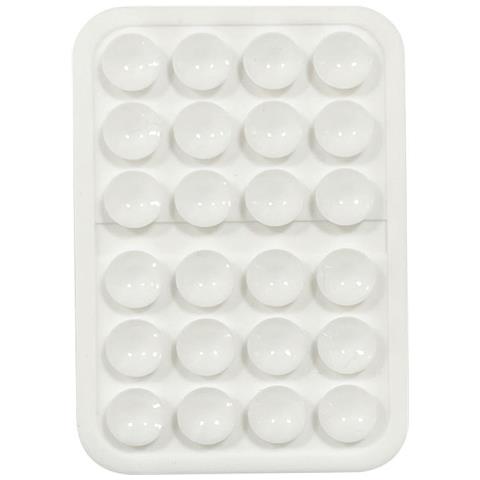Supporto A Ventosa In Silicone Per Telefono White - Foto 1