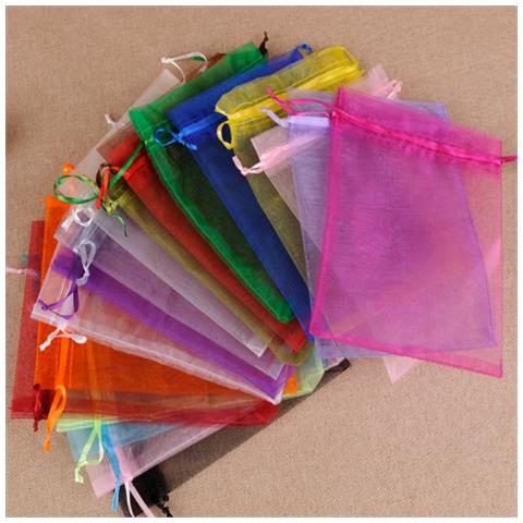 Confezione Da 100 Sacchetti In Organza Per Gioielli Pink - Foto 4