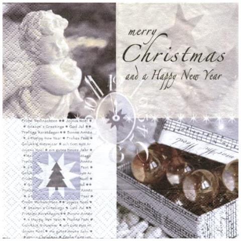 20 Pezzi - Confezione Da 20 Tovaglioli Per Decoupage 33x33cm - Natalizi - Foto 1