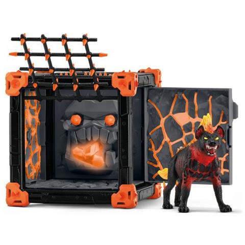 Battlecave Lava Hyena, Espansione Arena, Schleich 42674 Creature Eldrador, 7 Anni - Foto 1