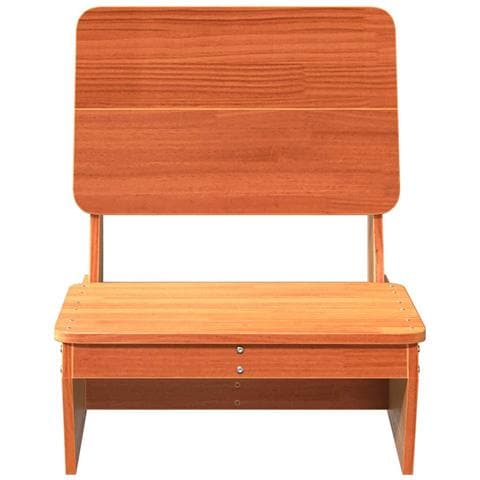 Sedia Da Giardino Marrone Cera 60x64x70,5cm Legno Massello Pino - Foto 3