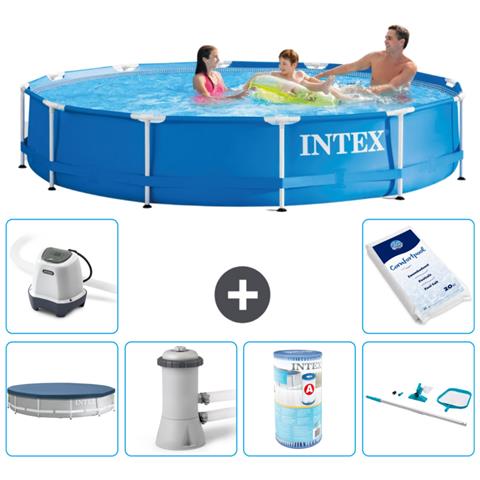 Piscina Fuori Terra - In Giro - 366x76 Cm - Blu - Include Accessori Coordinati A1565 - Foto 1