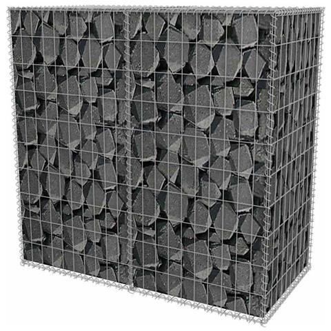 Lusso Casadino -  Gabbione In Rete In Acciaio Zincato 100x50x100 Cm - Foto 2