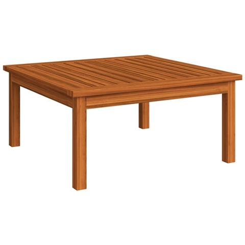 Lusso Casadino - Tavolino Da Salotto Per Giardino 63x63x30 Cm Massello Di Acacia - Foto 2