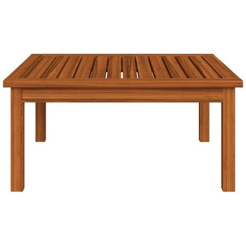 Lusso Casadino - Tavolino Da Salotto Per Giardino 63x63x30 Cm Massello Di Acacia - Foto 1