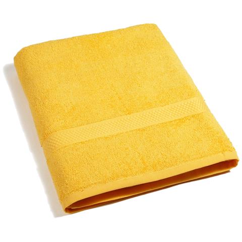 Telo Bagno Spugnissima Minorca In Cotone Colore Giallo Misura Standard - Foto 2