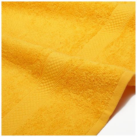 Telo Bagno Spugnissima Minorca In Cotone Colore Giallo Misura Standard - Foto 3