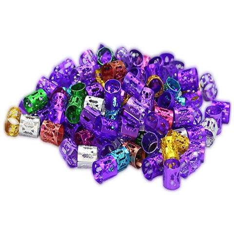 Anelli Per Extension Per Capelli A Colori Misti - 100 Pezzi In Alluminio - Foto 1