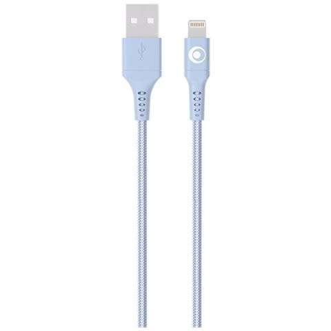 Cavo Di Ricarica E Trasferimento Usb-a /lightning 2,4a Fastcharge 12w 1,2m, Blu - Foto 2