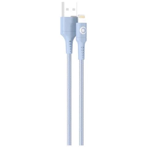 Cavo Di Ricarica E Trasferimento Usb-a /lightning 2,4a Fastcharge 12w 1,2m, Blu - Foto 5