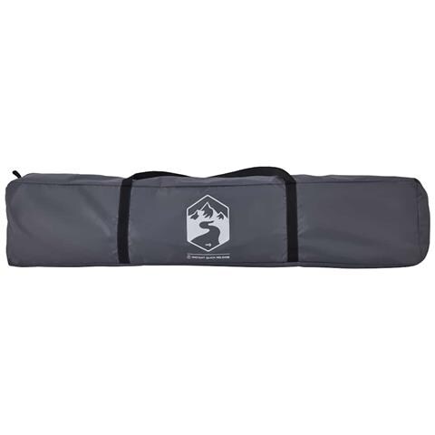 Tenda a Cupola 4 Persone Grigio e Arancione a Rilascio Rapido - Foto 8