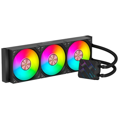Oceanic Tide 360 ARGB Processore Raffreddatore di liquidi tutto in uno 12 cm Nero 1 pz - Foto 1
