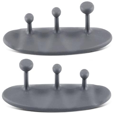 Protezioni Per Palmi Da Sollevamento Pesi In Silicone Antiscivolo, Presa Salda E Confortevole Grey - Foto 1