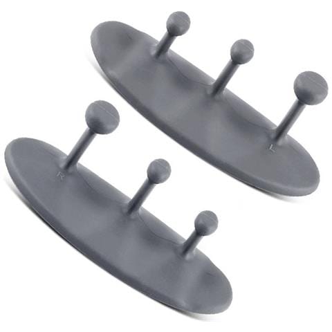 Protezioni Per Palmi Da Sollevamento Pesi In Silicone Antiscivolo, Presa Salda E Confortevole Grey - Foto 3