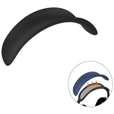Set Di Custodie Protettive In Silicone 5-in-1 Per Airpods Max: Archetto, Fascia, Cuscinetti, Scocca E Borsa - Compatibile Con Apple Airpods Max Black - Foto 6