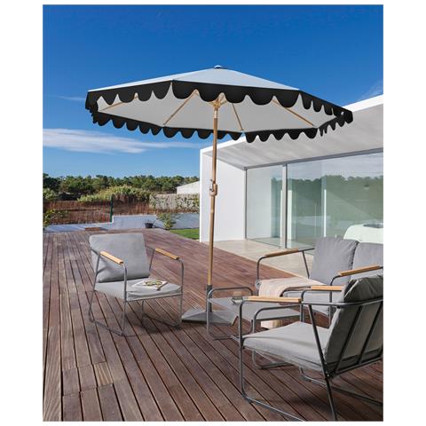 Ombrellone Da Esterno 270 Cm Isolotto Grigio - Foto 1