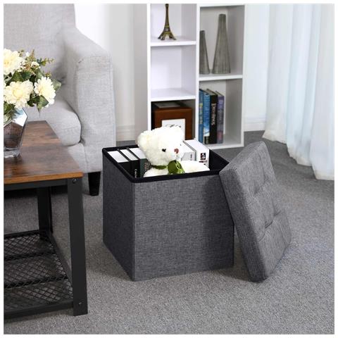 LSF27Z Pouff Pouff /poggiapiedi Quadrato - Foto 2