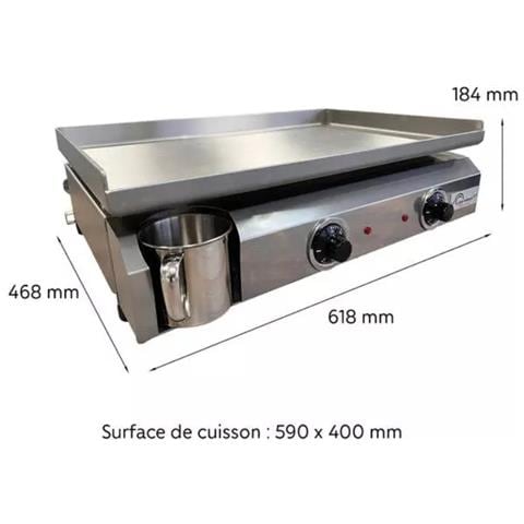 Piastra Elettrica In Acciaio Inox Da 3000 W - 8679 - Foto 2