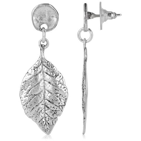 Ciondolo In Foglia D'argento, Foglia Placcata In Argento - Foto 1