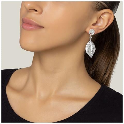 Ciondolo In Foglia D'argento, Foglia Placcata In Argento - Foto 2