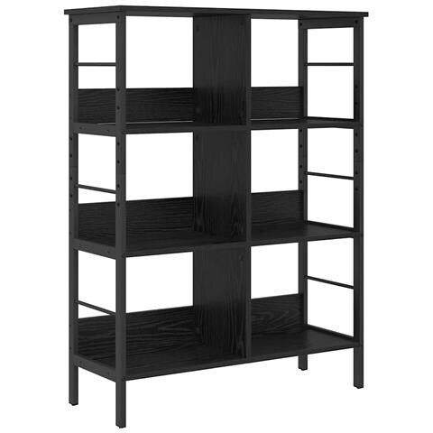 Libreria Rovere Nero 82 x 32 x 112 cm Legno multistrato - Foto 1