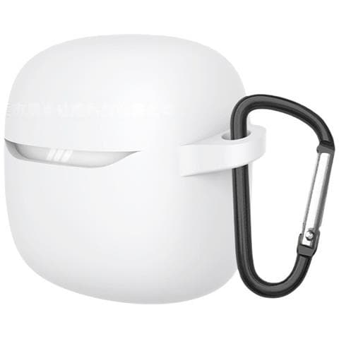 Custodia Protettiva In Silicone Compatibile Con Jbl Tune Flex 2 - Cover Anti-caduta Per Auricolari White - Foto 1