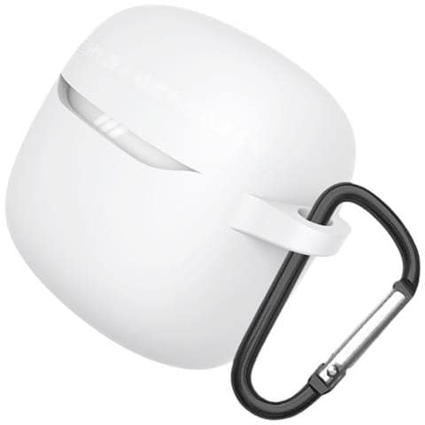 Custodia Protettiva In Silicone Compatibile Con Jbl Tune Flex 2 - Cover Anti-caduta Per Auricolari White - Foto 3