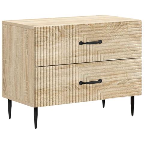Armadio da Notte con cassetto Rovere Sonoma 62 x 34,5 x 47,5 cm - Foto 1
