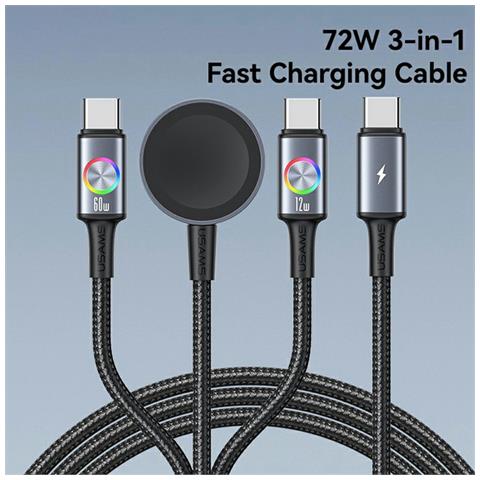 Cavo Multi-Porta per Apple Watch - 60W - Foto 2