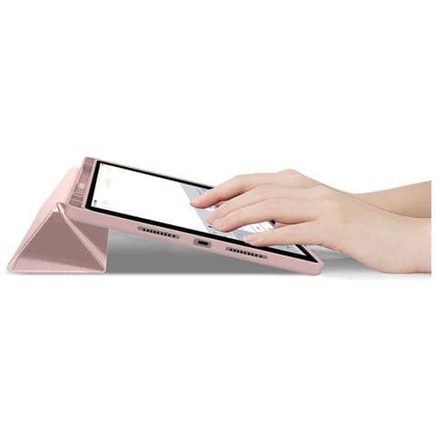 Custodia Per Tablet Lenovo Idea Tab Plus 12.1 Tb-361 Con Spazio Per Stilo Rosa Techprotect - Foto 7