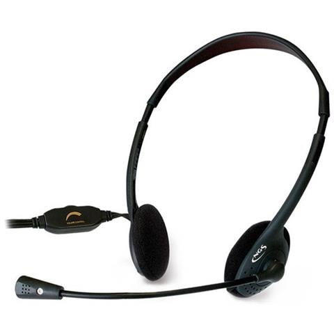 Cuffie con Microfono per PC Connessione Cavo Nera 1.8 m - Foto 6