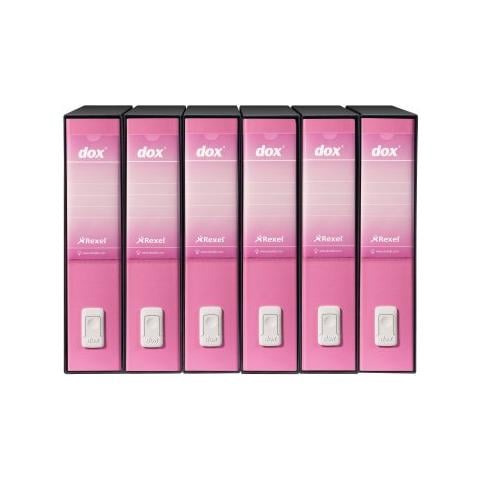 Dox 2 Registratore A Leva Formato A4+ Rosa (6 registratori) - Foto 6