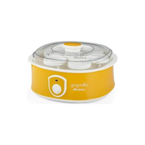 Yogurtiera Yogurella con 7-vasetti Capacità di 1,3L Colore Giallo - Foto 5