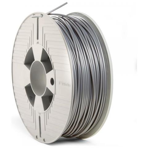 3D Printer Filament PLA 2,85 mm 1 kg silver / grigio metal - Foto 1