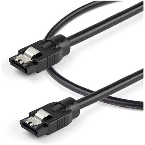 0.3 M Round Sata Cable - 6gbs Sata Cord - Latching Connectors - Foto 3