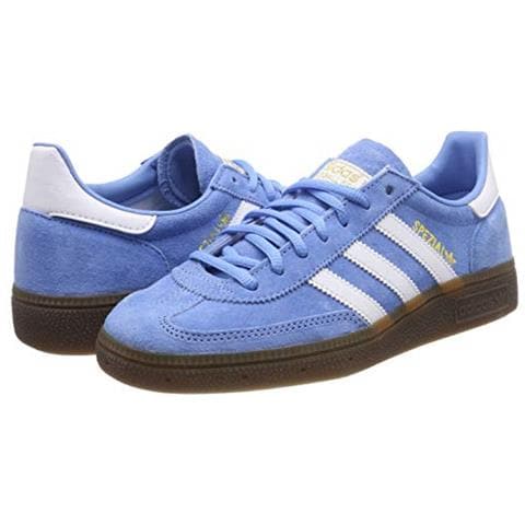 Adidas Handball Spzl, Scarpe Da Ginnastica Mens, Light Blue / ftwr Bianco / gum5, 42 2/3 Eu - Foto 2
