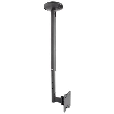 Supporto A Soffitto Per Monitor Tv 13-27"" Orientabile, Inclinabile, Regolabile In Altezza, Deha-410-b - Foto 1