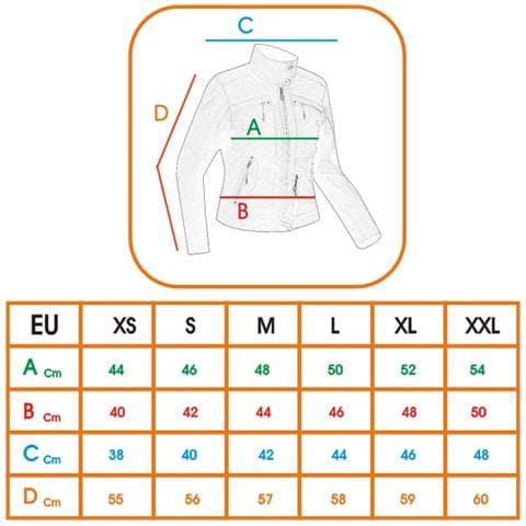 Giacca Scooter Lady Città Moto Donna Impermeabile Protezioni Ce Azzurro M - Foto 2