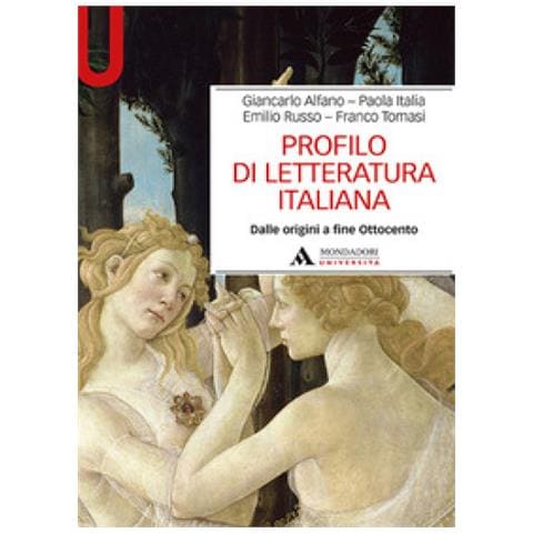 Giancarlo Alfano - Profilo di letteratura italiana. Dalle origini a fine Ottocento - Foto 1