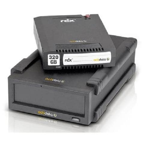 actiDisk RDX, 320 GB, USB 2.0, 10 - 40 °C, -40 - 65 °C, USB 2.0, Nero, Microsoft Windows 2000, Windows XP Professional, Windows XP Home, Windows 2008 R2 - Foto 1