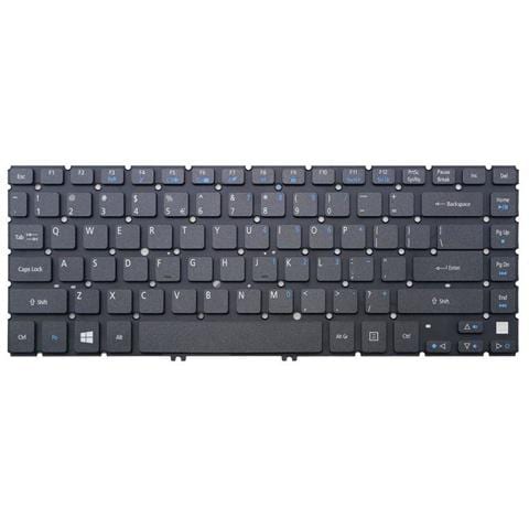 60. M17N1.026, Keyboard, , Aspire V5-431, Nero, Blu, ABS sintetico, Inglese - Foto 2