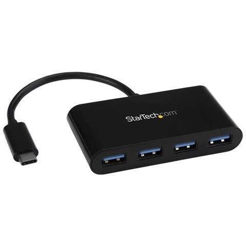 Hub USB 3.0 a 4 porte - USB-C a 4 USB-A - Alimentazione a bus - Foto 1